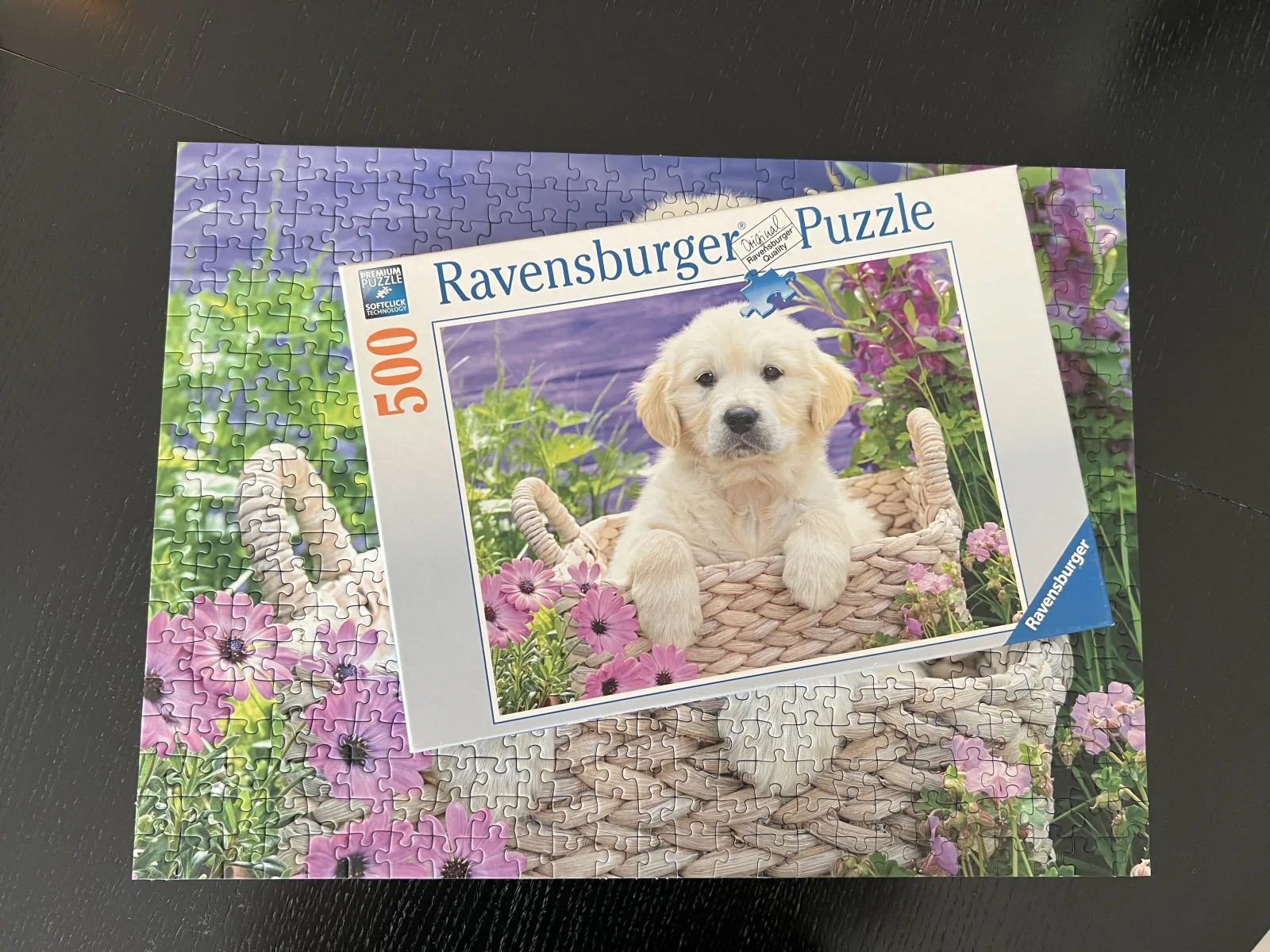 Ravensburger 500 “Sweet Golden Retriever” — 1