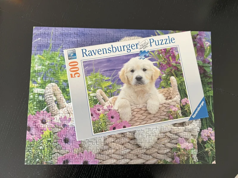 Ravensburger 500 “Sweet Golden Retriever”