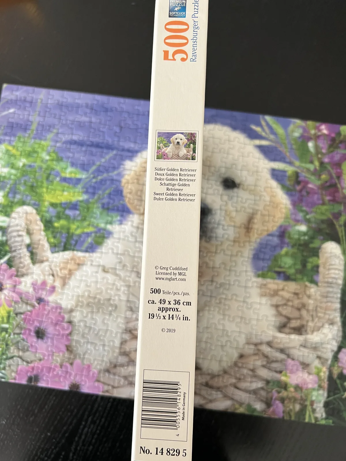 Ravensburger 500 “Sweet Golden Retriever” — 3