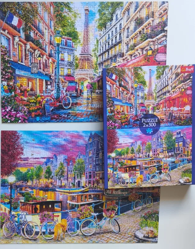 Paris and Amsterdam