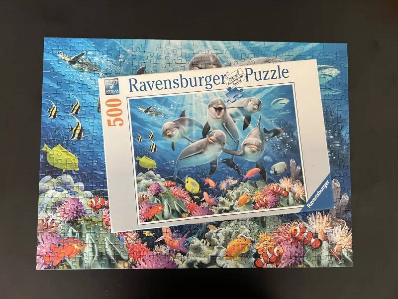 Ravensburger 500 “Dolphins in the coral reef”